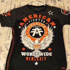 Affliction American Fighter Shirt Large
